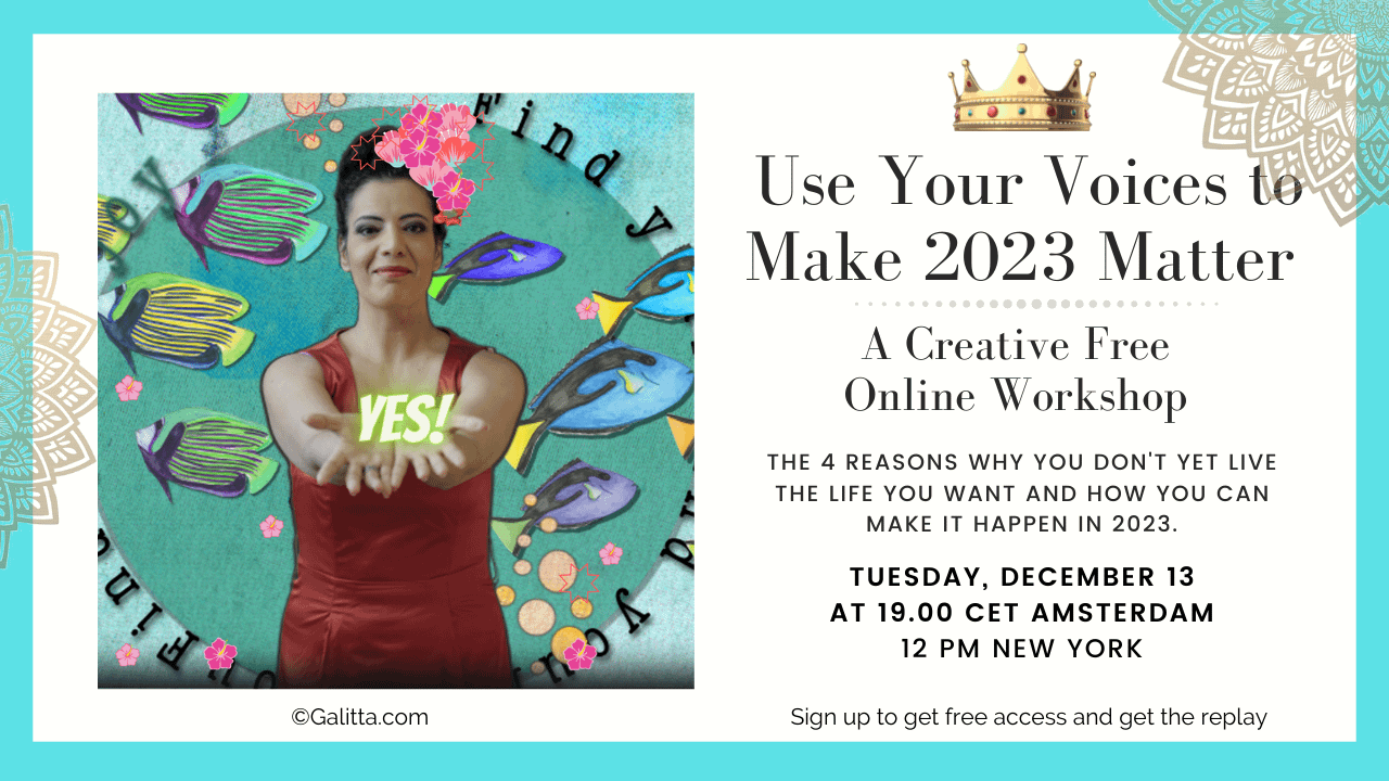 Workshop Use Your Voice To make 2023 Matter | How to make 2023 your best year