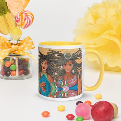 Happy Goddessa HATHOR SISTERS Mug with color