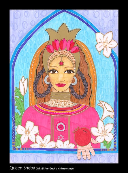 Queen Sheba Illustration
